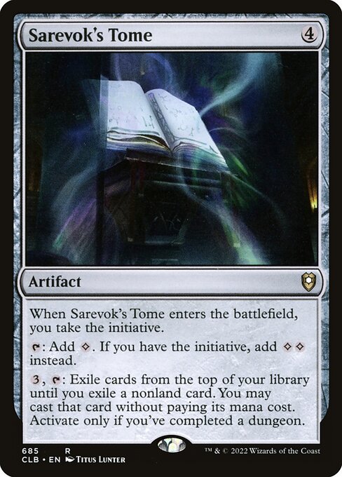 Sarevok's Tome (685) [Commander Legends: Battle for Baldur's Gate]
