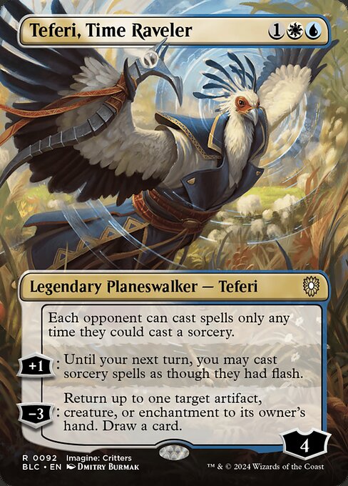 Teferi, Time Raveler (92) [Bloomburrow Commander]