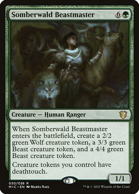 Somberwald Beastmaster (30) [Midnight Hunt Commander]