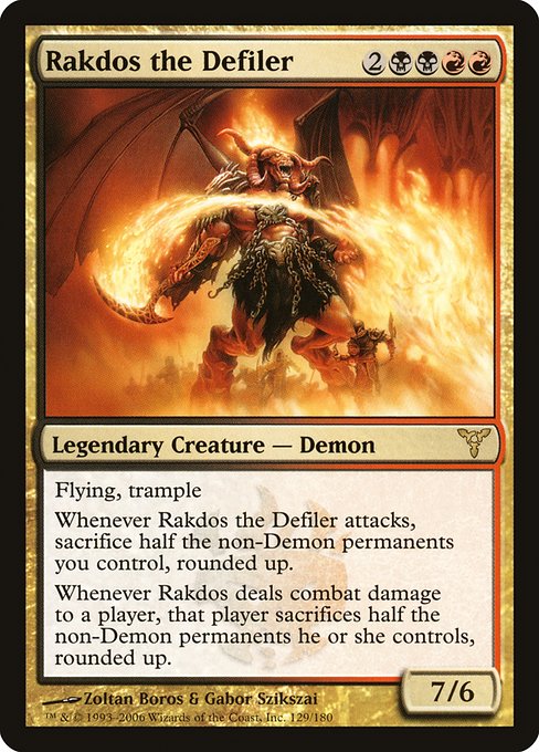 Rakdos the Defiler (129) [Dissension]