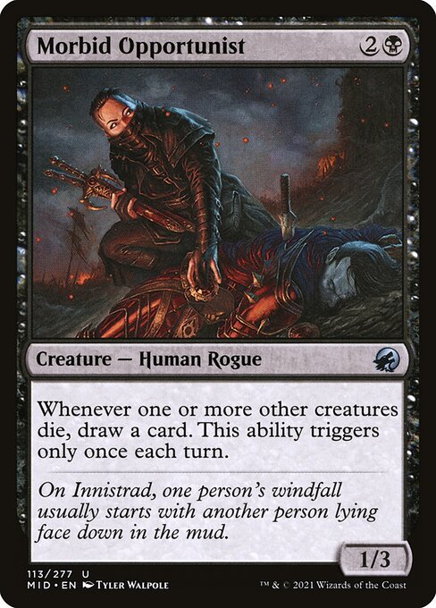 Morbid Opportunist (113) [Innistrad: Midnight Hunt]