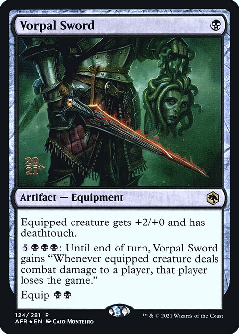 Vorpal Sword (124s) [Adventures in the Forgotten Realms Promos]