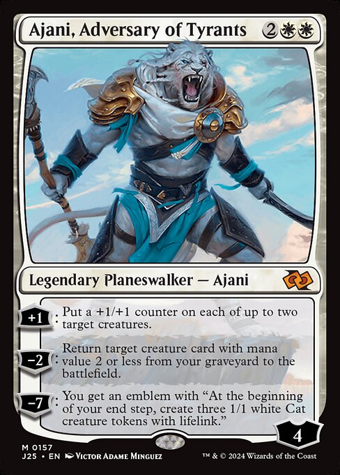 Ajani, Adversary of Tyrants (157) [Foundations Jumpstart]