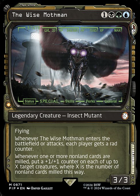 The Wise Mothman (871) [Fallout] [Showcase]