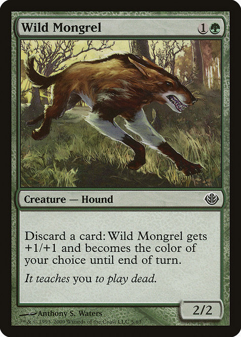 Wild Mongrel (5) [Duel Decks: Garruk vs. Liliana]