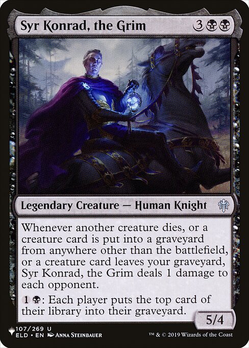 Syr Konrad, the Grim (ELD-107) [The List]