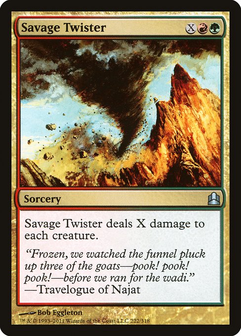 Savage Twister (222) [Commander 2011]