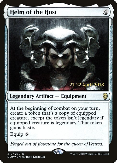 Helm of the Host (217s) [Dominaria Promos]