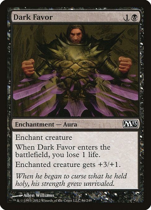 Dark Favor (86) [Magic 2013]