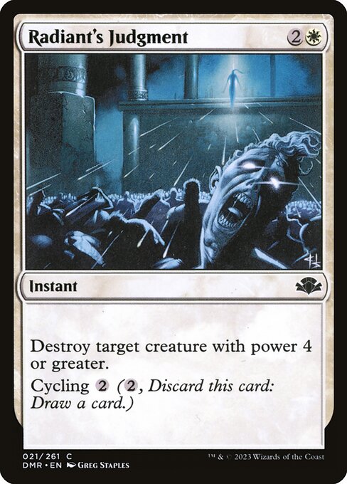 Radiant's Judgment (21) [Dominaria Remastered]