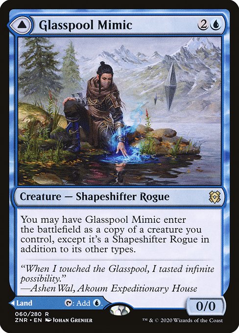 Glasspool Mimic // Glasspool Shore (60) [Zendikar Rising]