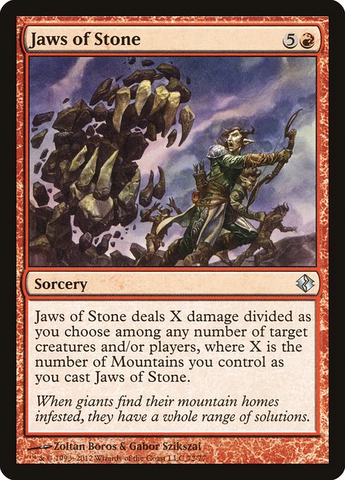 Jaws of Stone (72) [Duel Decks: Venser vs. Koth]