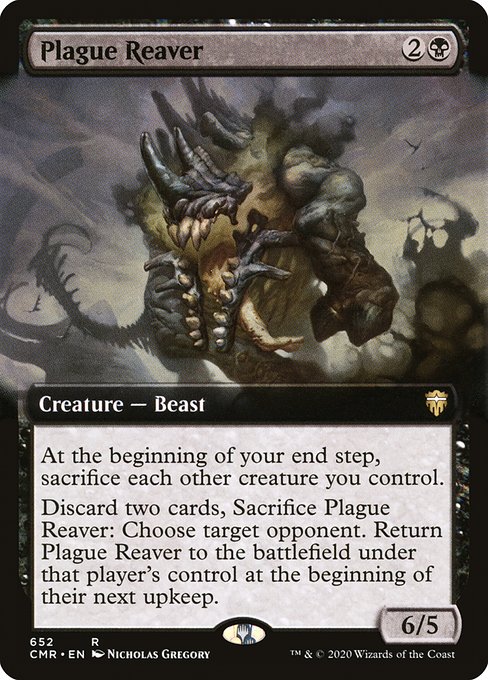 Plague Reaver (652) [Commander Legends] [Extended Art]