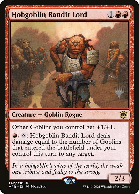 Hobgoblin Bandit Lord (147p) [Adventures in the Forgotten Realms Promos]