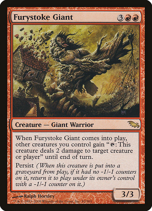 Furystoke Giant (93) [Shadowmoor]