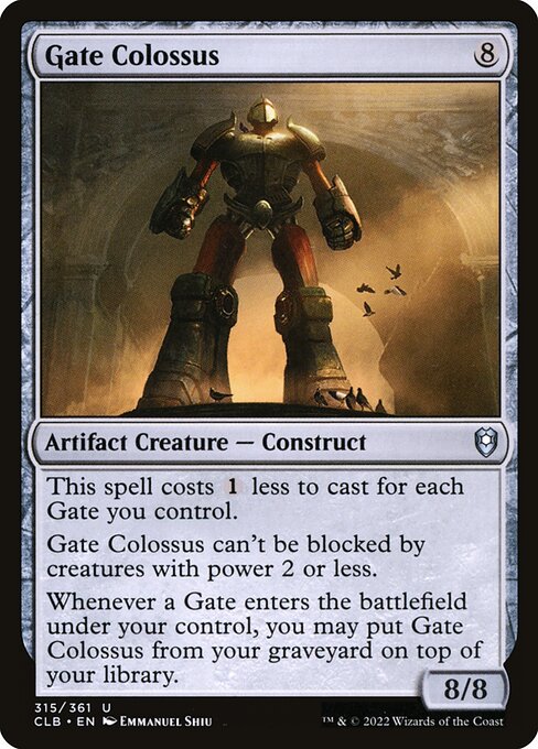 Gate Colossus (315) [Commander Legends: Battle for Baldur's Gate]
