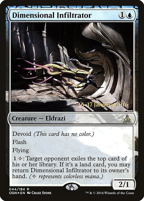 Dimensional Infiltrator (44s) [Oath of the Gatewatch Promos]