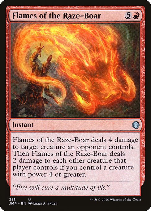 Flames of the Raze-Boar (318) [Jumpstart]