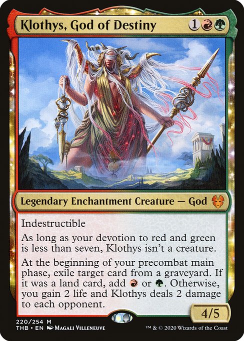 Klothys, God of Destiny (220) [Theros Beyond Death]