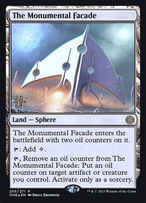 The Monumental Facade (255s) [Phyrexia: All Will Be One Promos]
