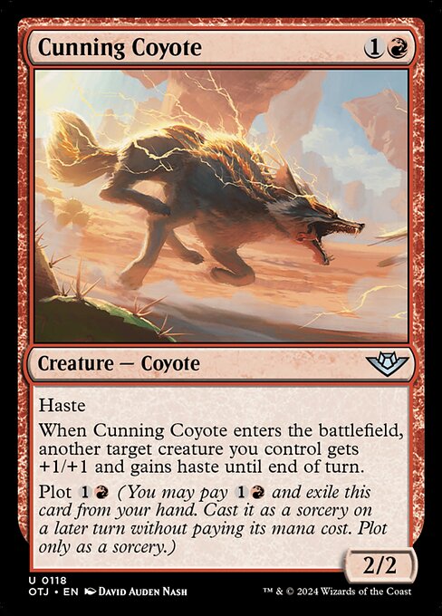Cunning Coyote (118) [Outlaws of Thunder Junction]