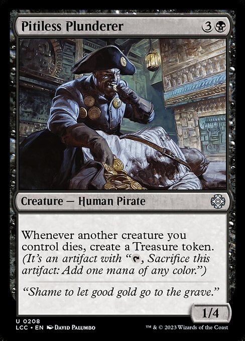 Pitiless Plunderer (208) [The Lost Caverns of Ixalan Commander]