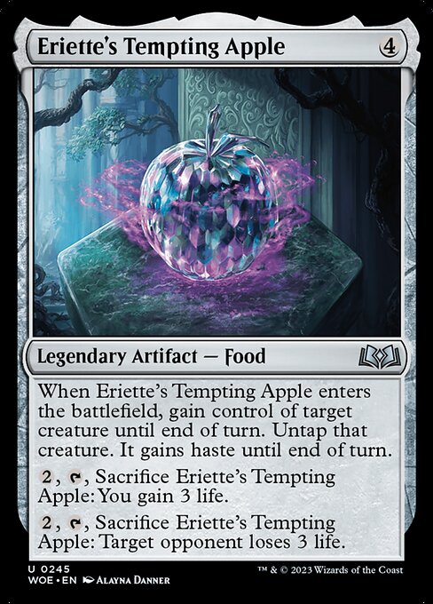 Eriette's Tempting Apple (245) [Wilds of Eldraine]