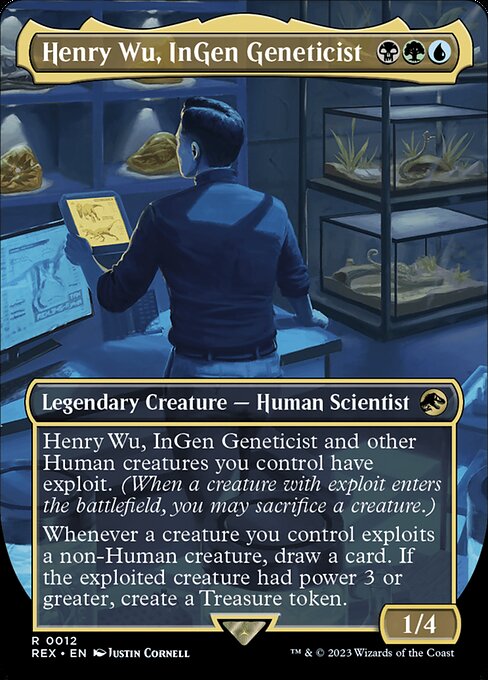 Henry Wu, InGen Geneticist (12) [Jurassic World Collection] [Borderless]