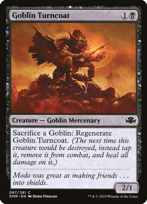 Goblin Turncoat (87) [Dominaria Remastered]