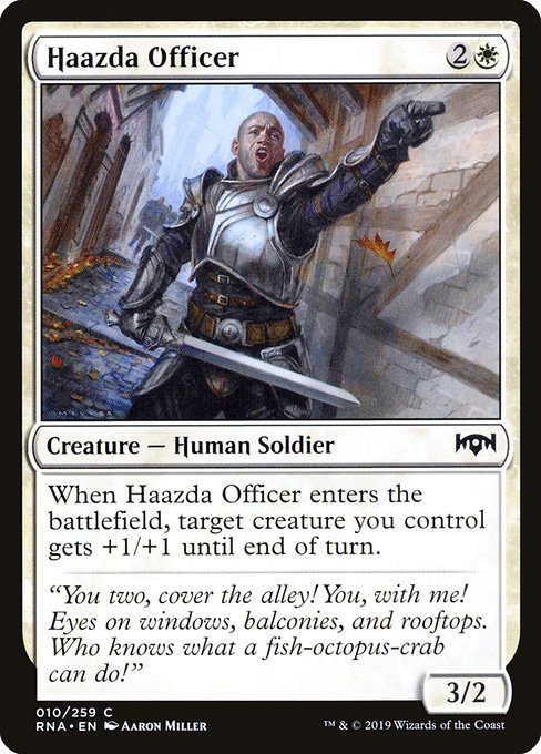 Haazda Officer (10) [Ravnica Allegiance]