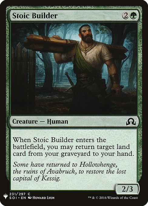 Stoic Builder (SOI-231) [The List]