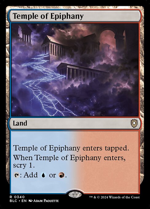 Temple of Epiphany (340) [Bloomburrow Commander]