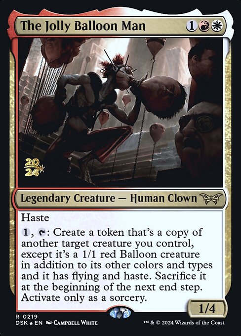 The Jolly Balloon Man (219s) [Duskmourn: House of Horror Promos]