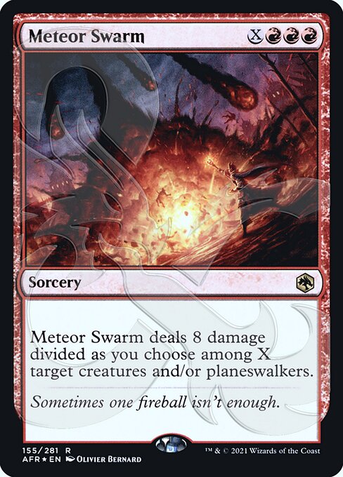 Meteor Swarm (155a) [Adventures in the Forgotten Realms Promos]