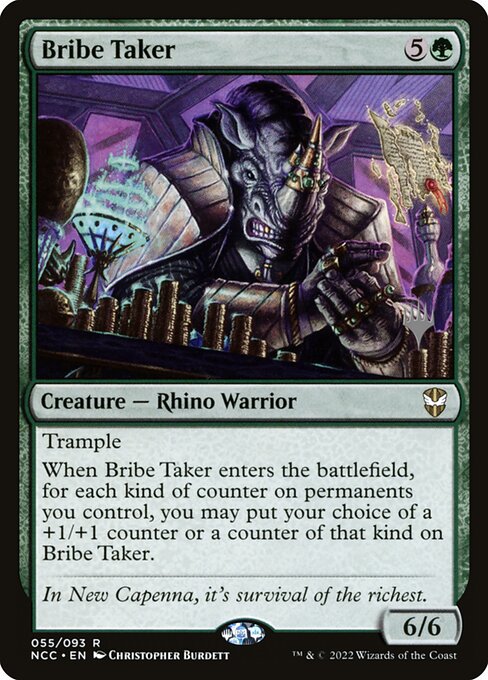 Bribe Taker (55p) [New Capenna Commander Promos]
