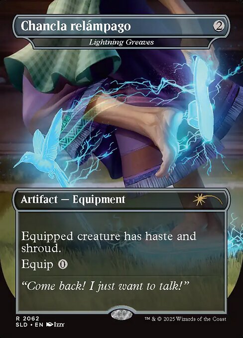 Lightning Greaves (2062) [Secret Lair Drop]