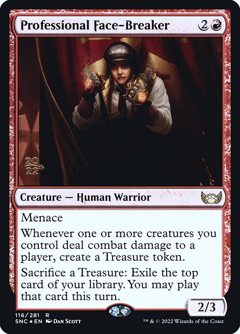 Professional Face-Breaker (116s) [Streets of New Capenna Promos]