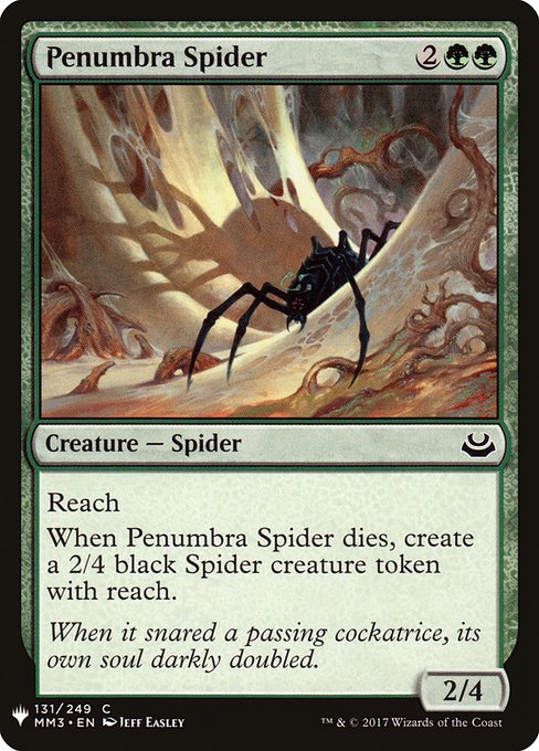 Penumbra Spider (MM3-131) [The List]
