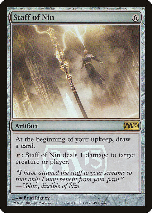Staff of Nin (217★) [Magic 2013 Promos]