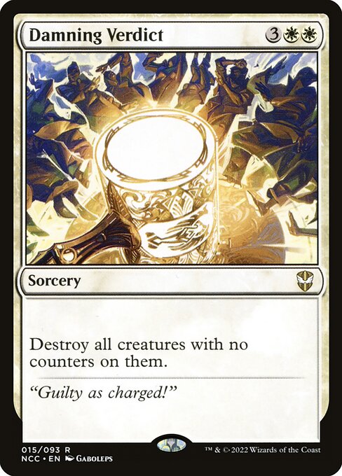 Damning Verdict (15) [New Capenna Commander]