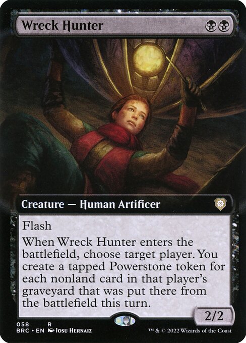 Wreck Hunter (58) [The Brothers' War Commander] [Extended Art]