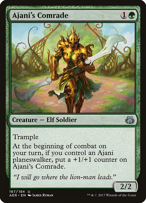 Ajani's Comrade (187) [Aether Revolt]