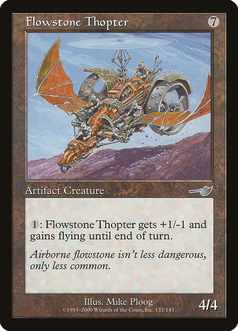 Flowstone Thopter (132) [Nemesis]