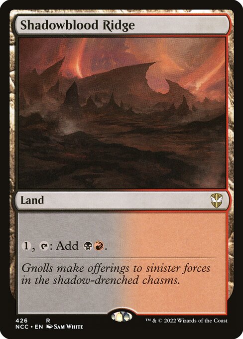 Shadowblood Ridge (426) [New Capenna Commander]