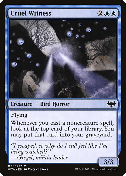 Cruel Witness (55) [Innistrad: Crimson Vow]