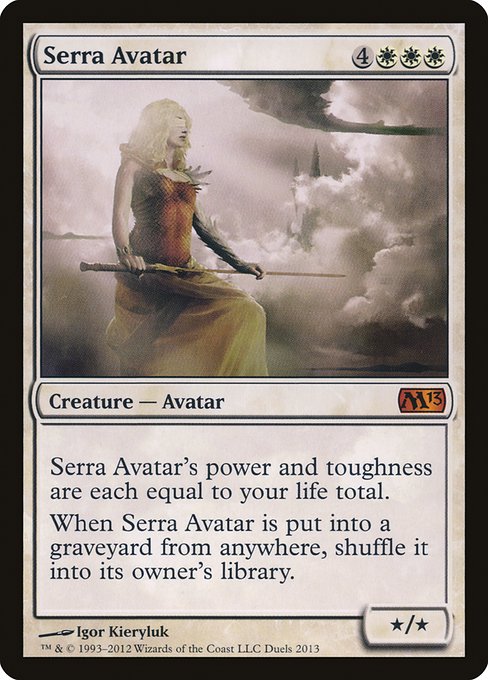 Serra Avatar (2) [Duels of the Planeswalkers 2013 Promos]