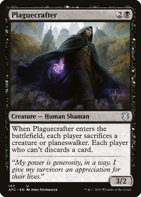 Plaguecrafter (107) [Forgotten Realms Commander]