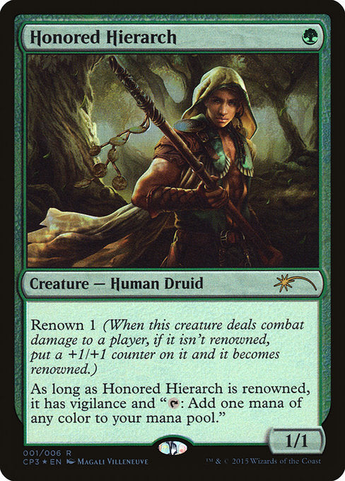 Honored Hierarch (1) [Magic Origins Clash Pack]