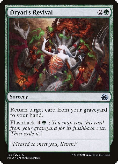 Dryad's Revival (183) [Innistrad: Midnight Hunt]