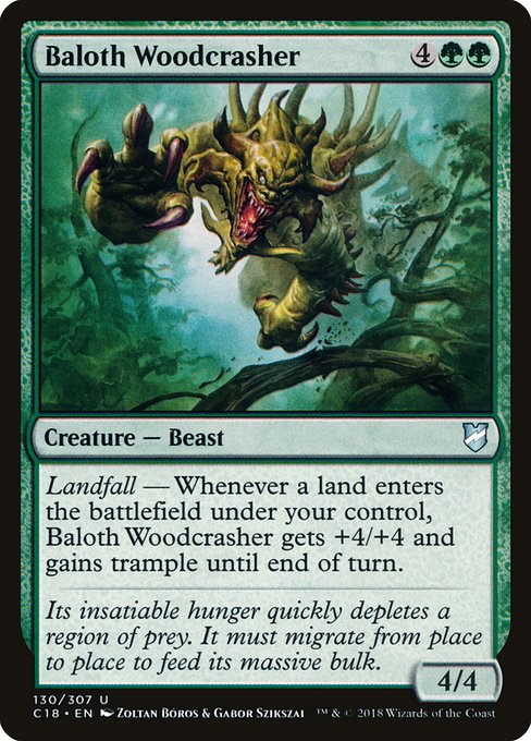 Baloth Woodcrasher (130) [Commander 2018]